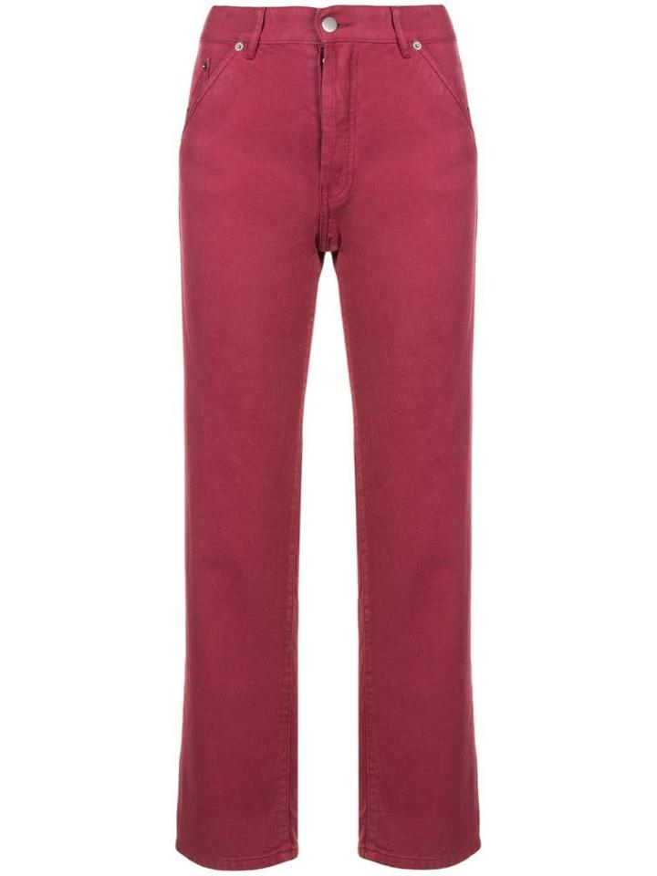Jacquemus Straight-leg Jeans - Red