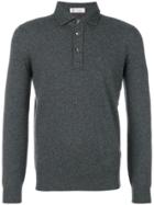 Brunello Cucinelli Buttoned Placket Jumper - Grey