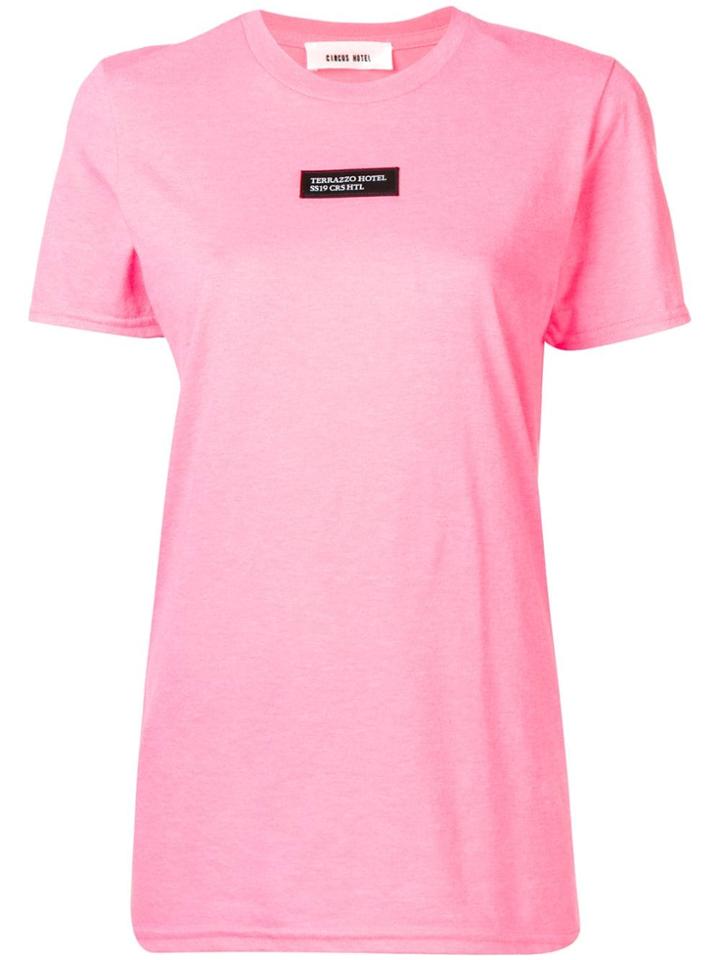 Circus Hotel Short Sleeved T-shirt - Pink