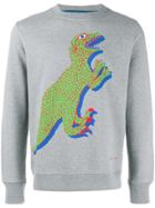 Ps By Paul Smith Dinosaur Long Sleeve T-shirt - Grey