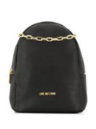 Love Moschino Smooth Backpack - Black