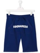Dsquared2 Kids Logo Shorts - Blue