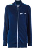 Palm Angels Rainbow Track Jacket, Women's, Size: Xxs, Blue, Cotton/polyamide