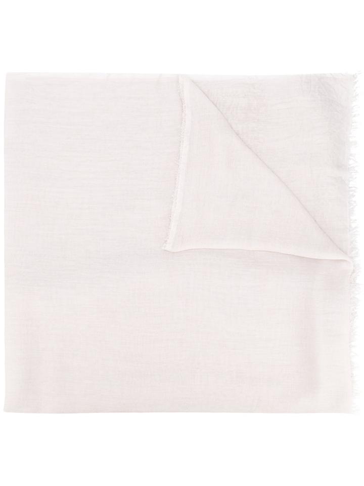 Faliero Sarti Valzer Scarf, Women's, Nude/neutrals, Silk/modal