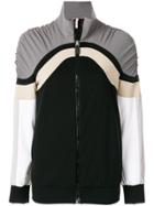 No Ka' Oi Ruched Colourblock Track Jacket - Multicolour