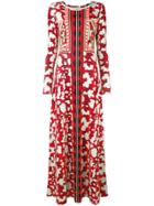 Temperley London Abstract Print Maxi Dress - Red