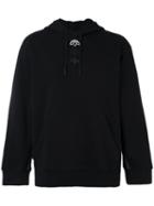 Adidas Originals By Alexander Wang - Logo Hoodie - Unisex - Cotton - S, Black, Cotton
