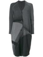 Oyuna Long Deconstructed Dyed Coat - Grey