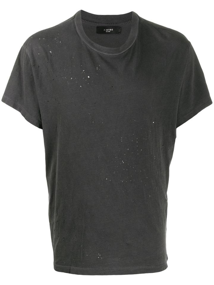 Amiri Shotgun Crew-neck T-shirt - Grey