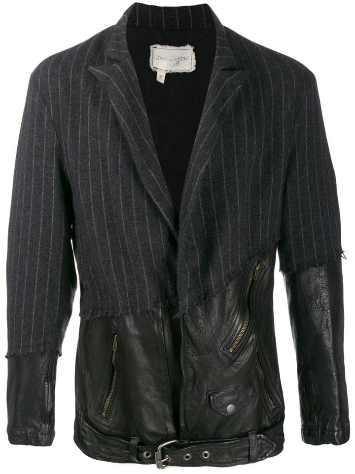 Greg Lauren Contrast Jacket - Black