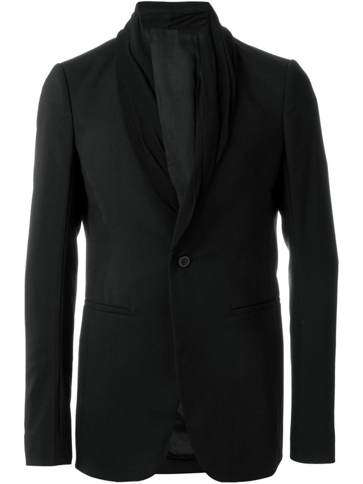 Rick Owens Tux Collar Blazer