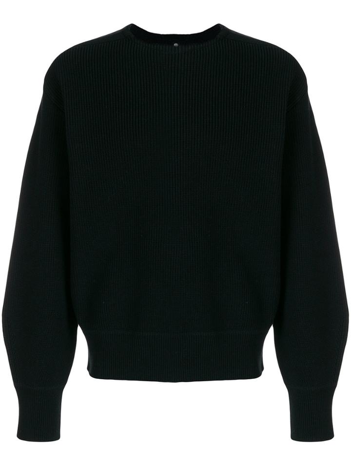 Oamc Round Neck Jumper - Black