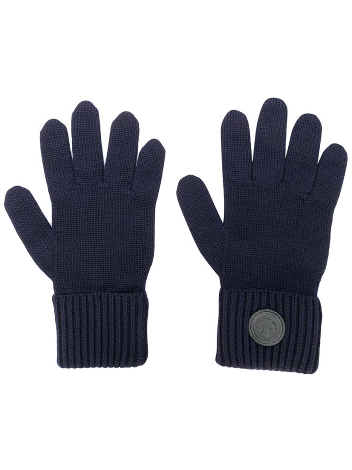 Dsquared2 Logo Plaque Gloves - Blue