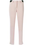 Egrey Slim Fit Trousers - Pink & Purple