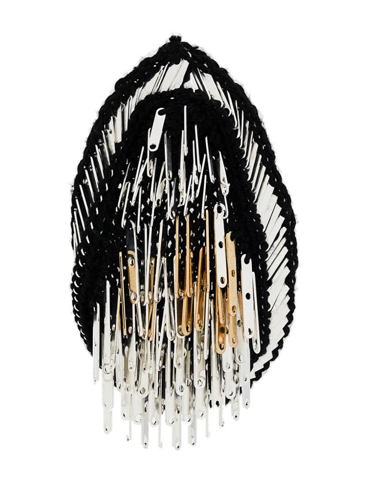 Alyx Hanging Detail Statement Earring - Black
