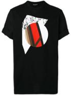 Neil Barrett - Abstract Print T-shirt - Men - Cotton - S, Black, Cotton
