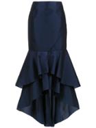 Tufi Duek Long Embroidered Skirt - Blue