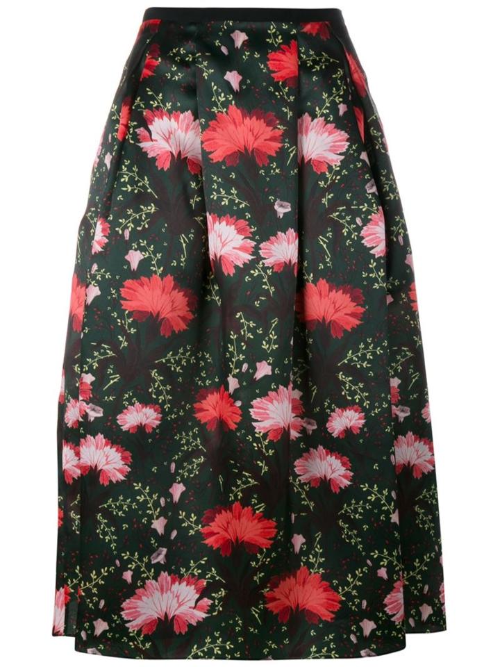 Erdem Carnation Print Midi Skirt