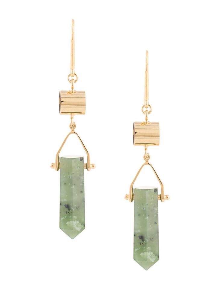 Isabel Marant Crystal Drop Earrings - Gold