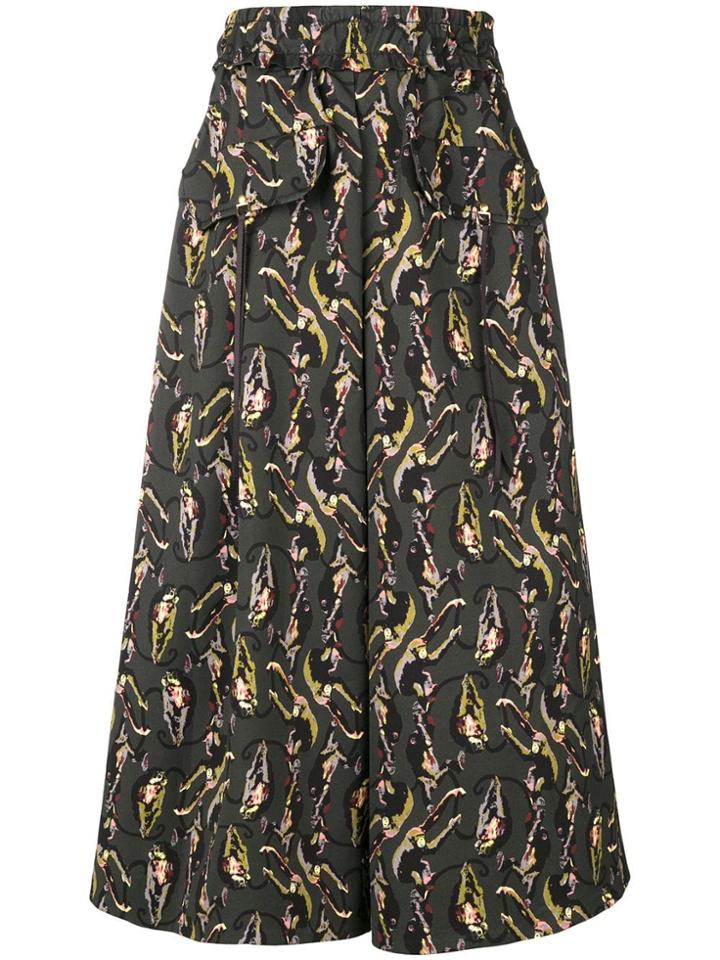 Dorothee Schumacher A-line Monkeys Skirt - Green