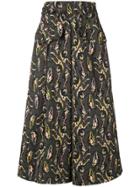 Dorothee Schumacher A-line Monkeys Skirt - Green