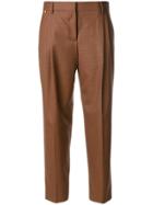 Paul Smith Cropped Tailored Trousers - Brown