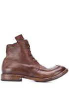 Moma Ankle Lace-up Boots - Brown