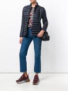 Moncler Fitted Padded Jacket - Blue