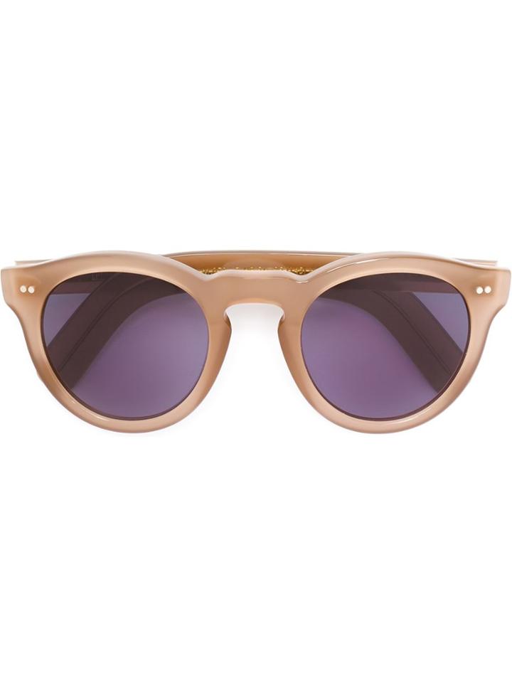 Cutler & Gross Round Frame Sunglasses - Brown