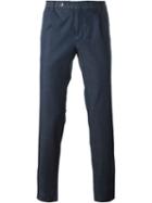 Incotex Casual Trousers, Men's, Size: 46, Blue, Cotton/spandex/elastane