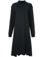 Irene Cavity Sweater Dress - Blue