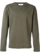 Officine Generale Faded Crew Neck Sweatshirt