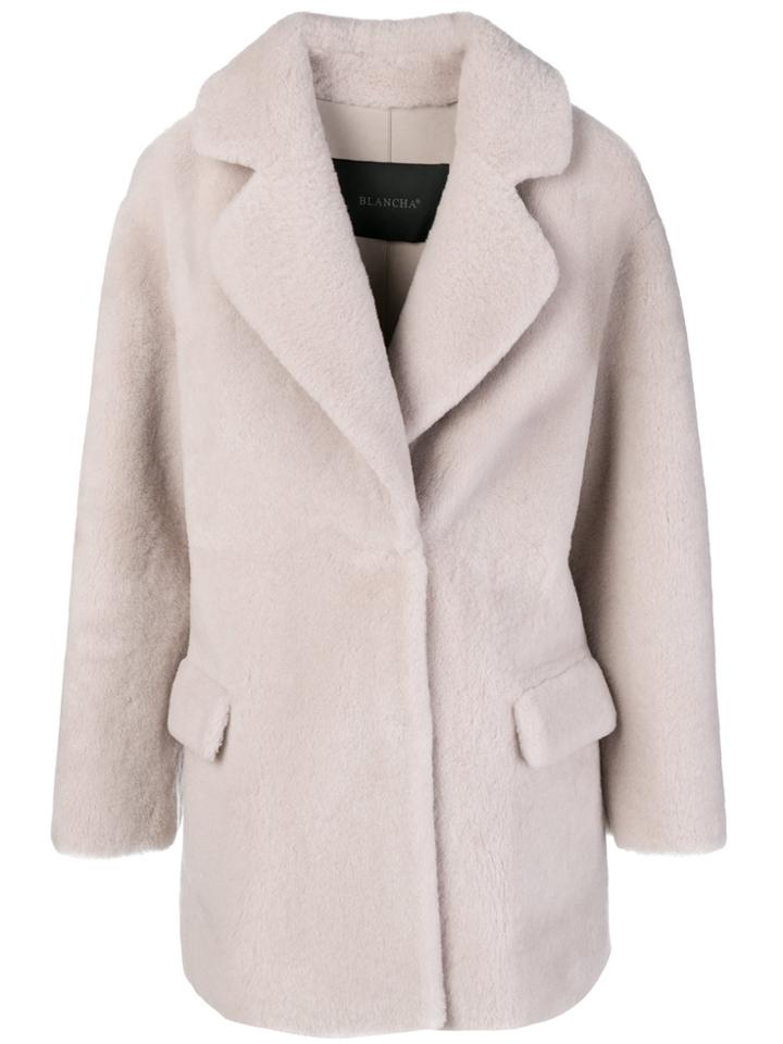 Blancha Single Breasted Coat - Pink & Purple