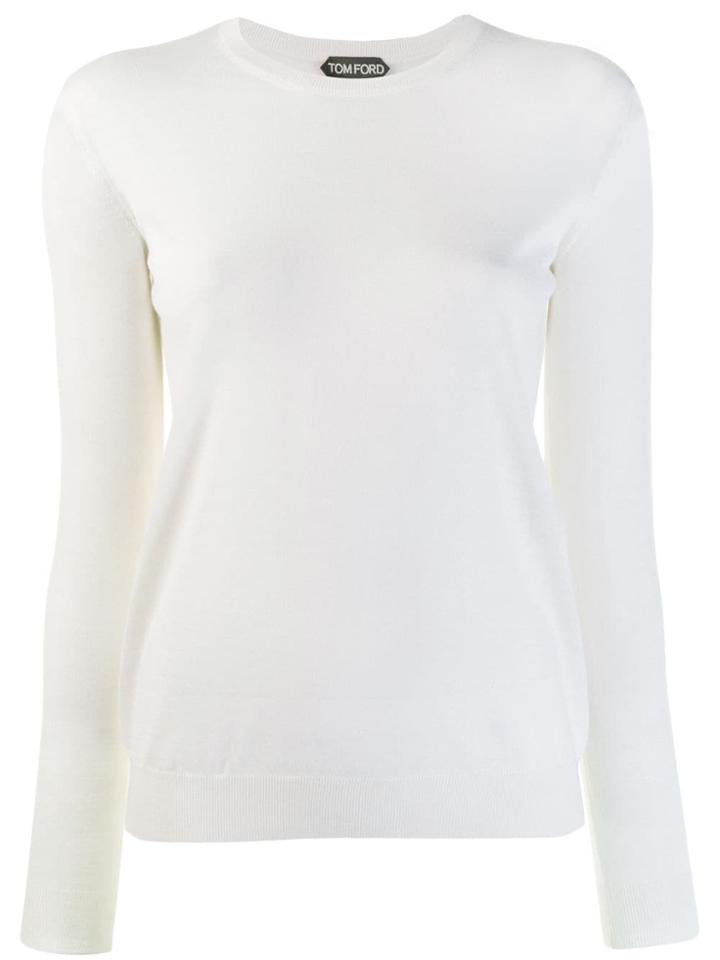 Tom Ford Crew Neck Jumper - White