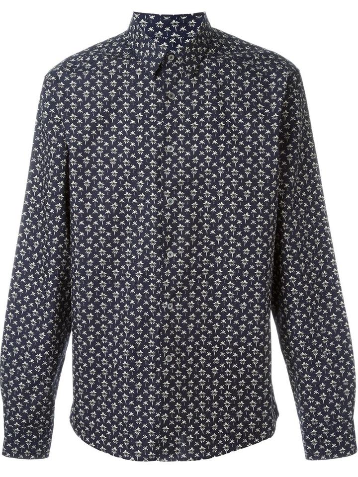 Ps By Paul Smith Palm Print Shirt