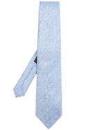 Etro Stitched Detail Tie - Blue