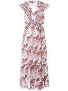 Floral Print Flared Dress - Women - Silk/cotton - 0, White, Silk/cotton, Robert Rodriguez