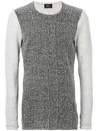 Lost & Found Ria Dunn Contrast Knitted Top - Grey