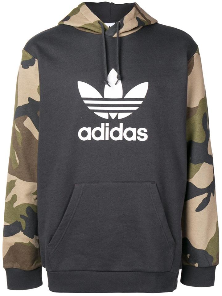 Adidas Classic Stamp Hoodie - Grey