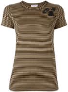 Sonia Rykiel Striped T-shirt, Women's, Size: Small, Black, Cotton