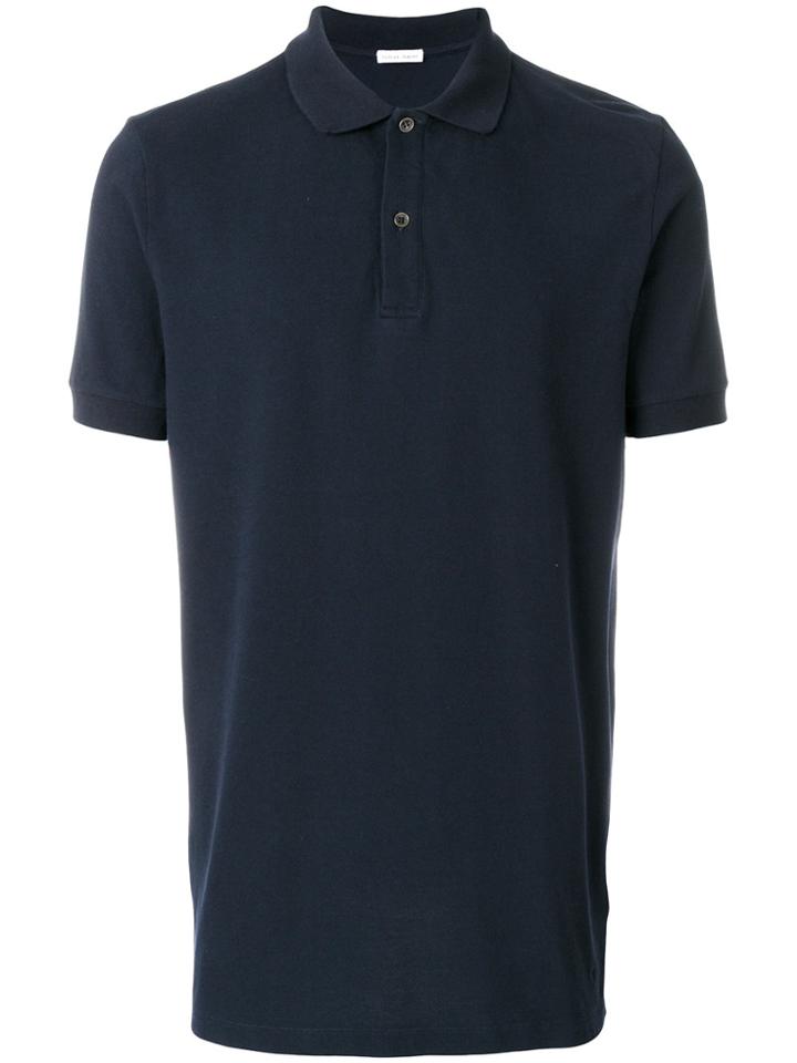 Tomas Maier Plain Polo Shirt - Blue