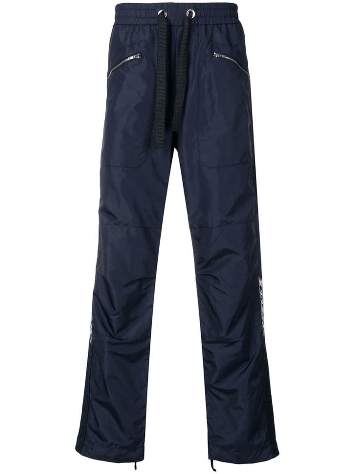 Iceberg Logo Stripe Track Trousers - Blue