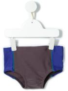 Lygia E Nanny Kids Panelled Swim Trunks, Boy's, Size: 6 Yrs, Grey