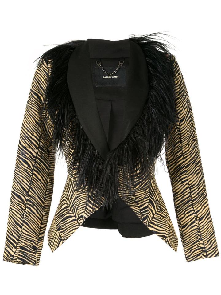 Rachel Comey Fitted Zebra Jacket - Yellow