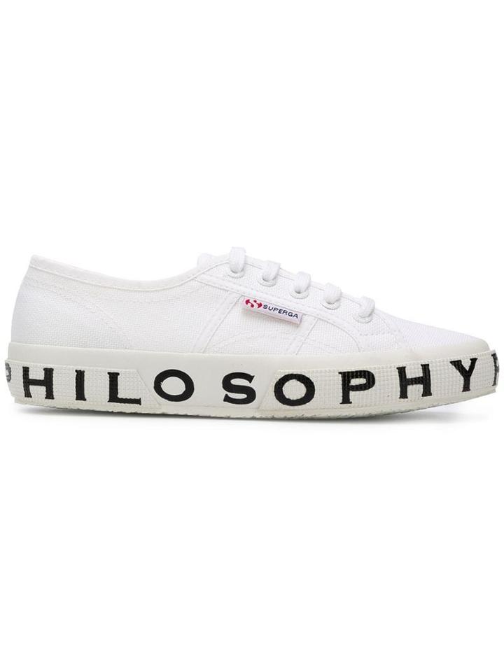 Superga Philosophy Di Lorenzo Serafini X Superga Printed Sole Sneakers