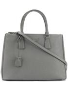 Prada Small Galleria L Tote Bag - Grey