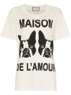 Gucci Maison De L'amour Bosco And Orso T-shirt - Nude & Neutrals