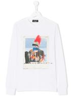 Dsquared2 Kids Teen Printed Sweatshirt - White