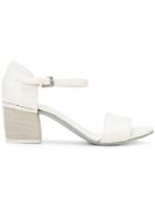 Del Carlo Ankle Strap Sandals - White