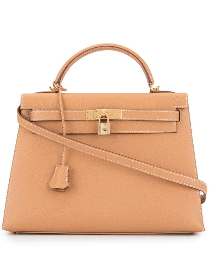 Hermès Pre-owned Kelly 32 2ways Shoulder Hand Bag - Brown